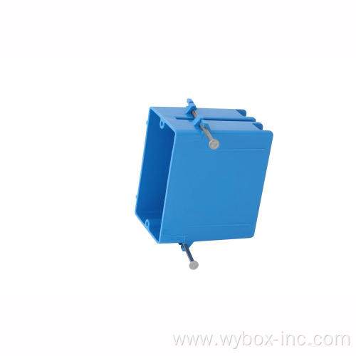 1 Gang Blue PVC Electrical Switch and Outlet Wall Socket Box B120A single Plastic receptacle box smart touch surface